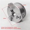 ABGR-Aluminum Alloy For Lathe Bench Grinder Mini Three Jaw Chuck For Electric Drill Self Centering Woodworking Turning Tool