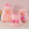 Non-Toxic Pink Piggy Smile Plush Cartoon Anime Filling Cute Accessories Comfortable Soft Doll Children'S Toys Gifts Childrenfriend Companion
