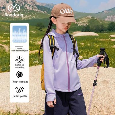 BANDOCIN Girls' Micro-Warm Athletic Spring/Autumn Jacket