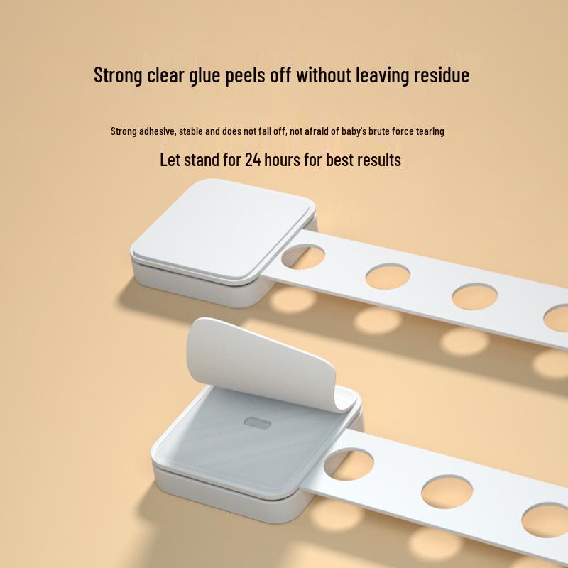 Baby Safety Lock for Drawers & Cabinets - Anti-Pinch Hand Protection for Sliding Doors & Refrigerators.