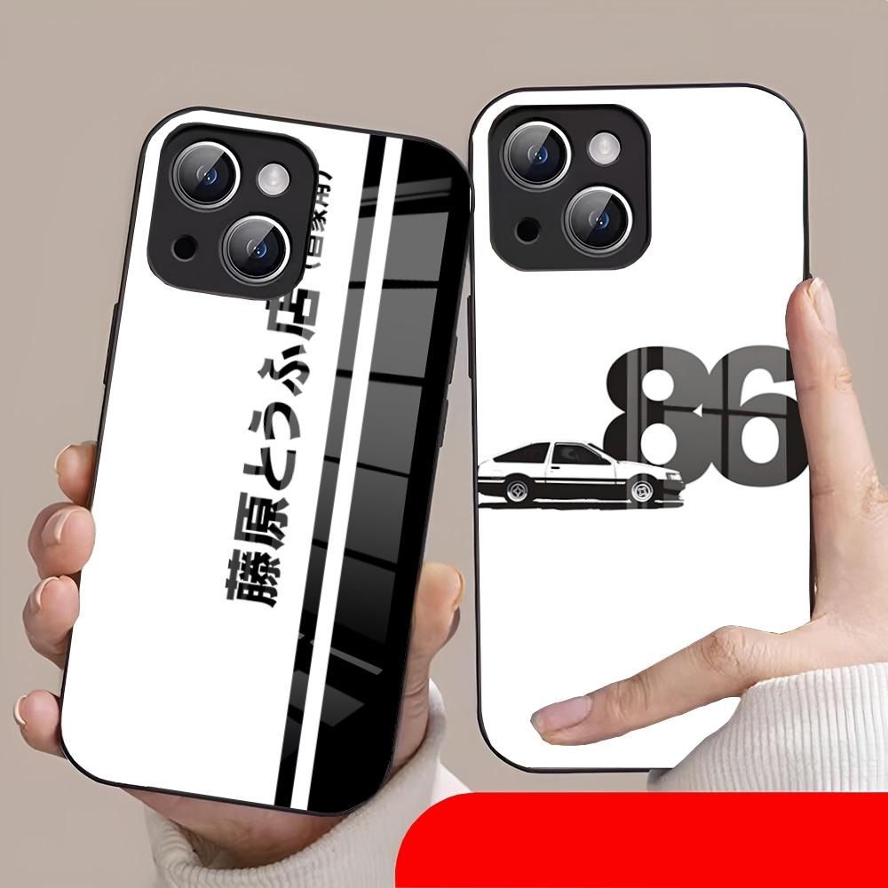 Fashion AE86 Phone Case For IPhone 16 15 14 13 12 11 Pro Max Plus Mini MagSafe Glass Cover