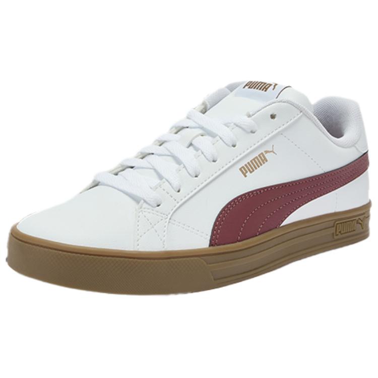 Puma Smash Vulc V3 Comfortable Versatile Durable Low-Top Skate Shoes Unisex sneaker White 380752-14
