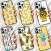 Summer Fruit Pineapple Phone Case For iPhone 17 Air 16 Pro Max 15 14 Plus 12 13 Soft Bumper Shell Cover Coque