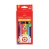 Faber-Castell Junior Grip Triangular Coloured Pencil 10pcs