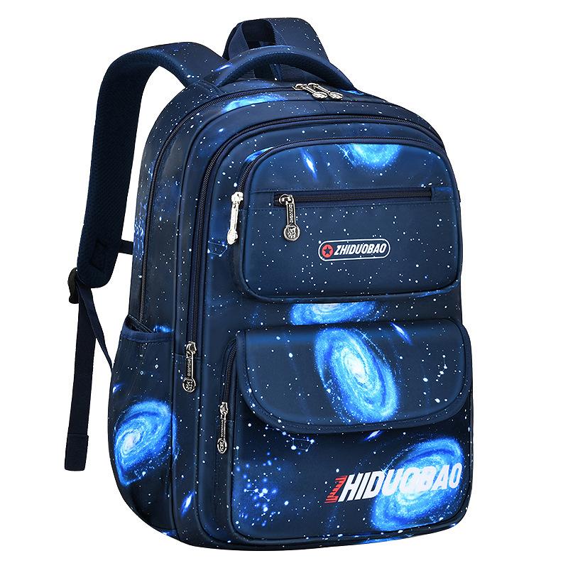 

Teen Kid Backpack Starry Sky Print Boy Girl Children s Shoulder Bag Waterproof School Bag Sport Travel Backpack Multiple Pockets 1 PCS
