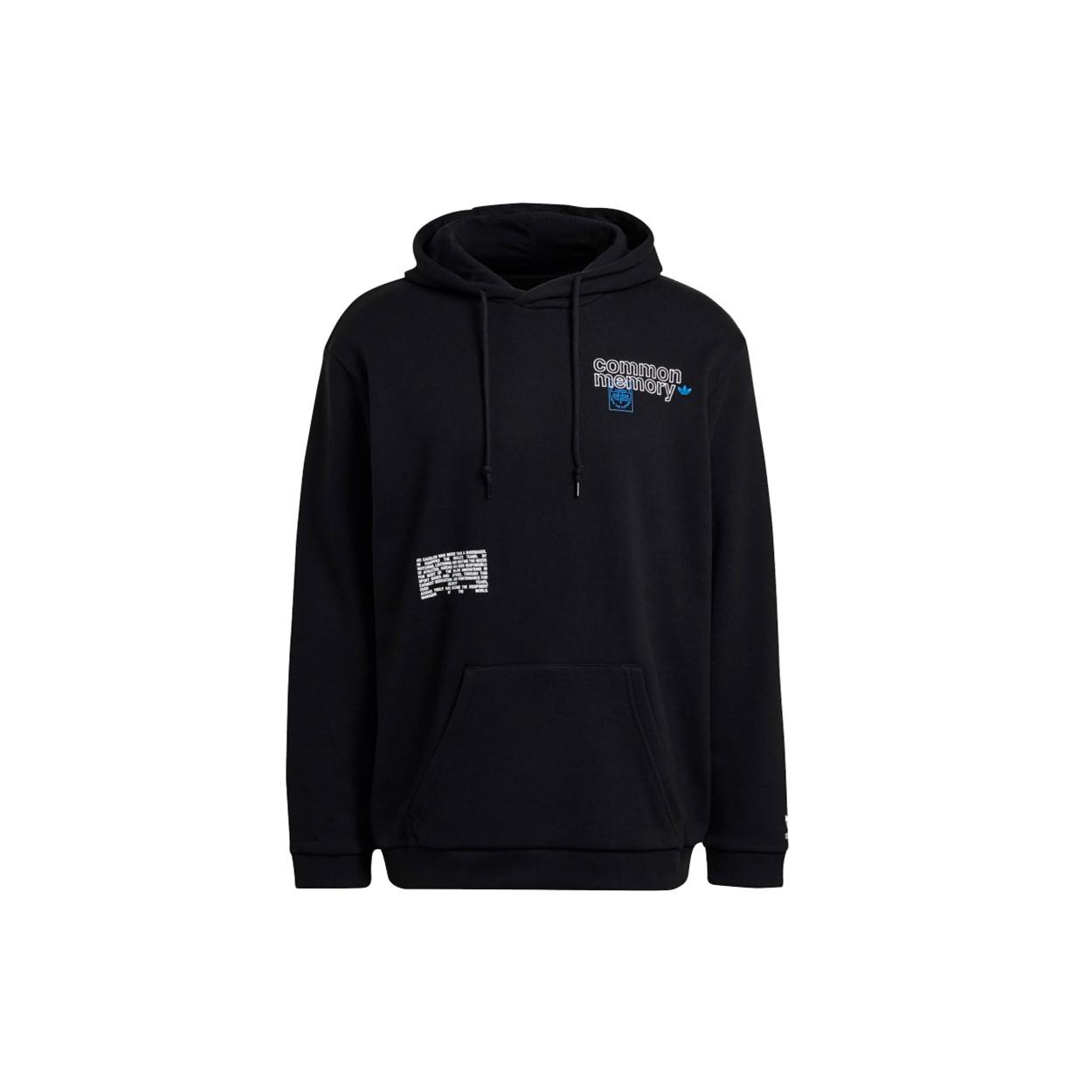Men s adidas originals Sports Pullover Hooded Casual Knit Black H13507 S