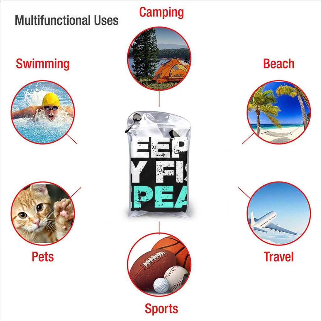 Eat Sleep Fly Fish Fly Fishing Graphic Beach Towel Soft Microfiber Quick Dry Absorbent Quick Towels For Mountain Climbing