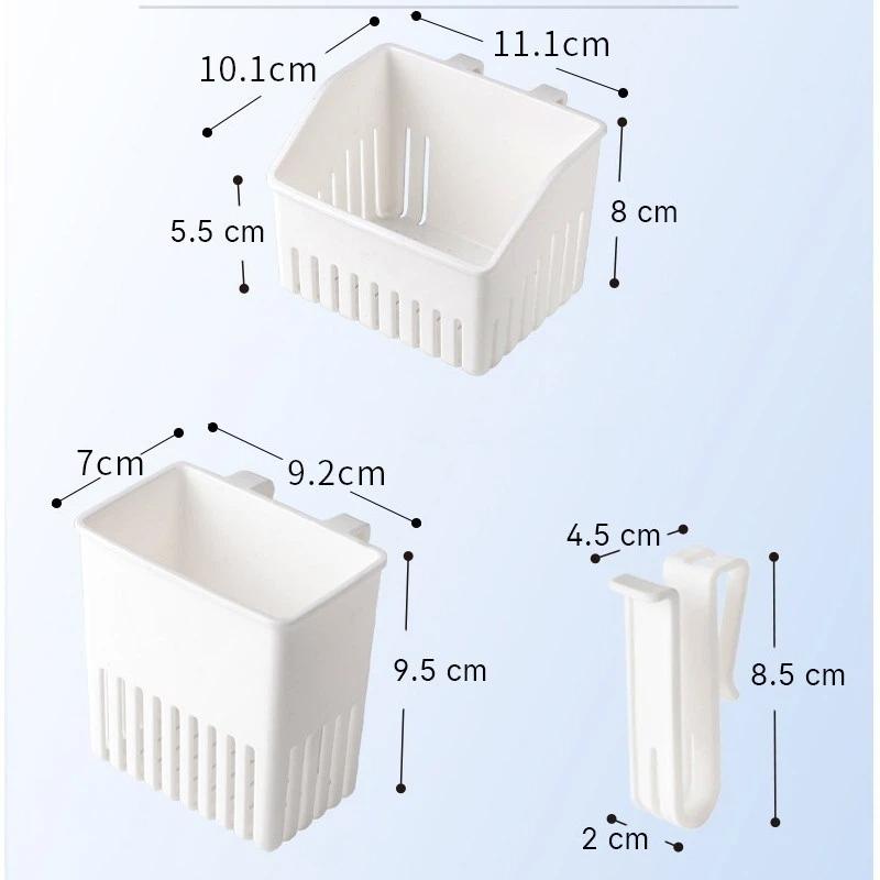 Utensil Draining Basket Fast Drying Ventilated PP Cutlery Dryer Holder 1/2 PCS Tableware Organizer for Wet Cutlery
