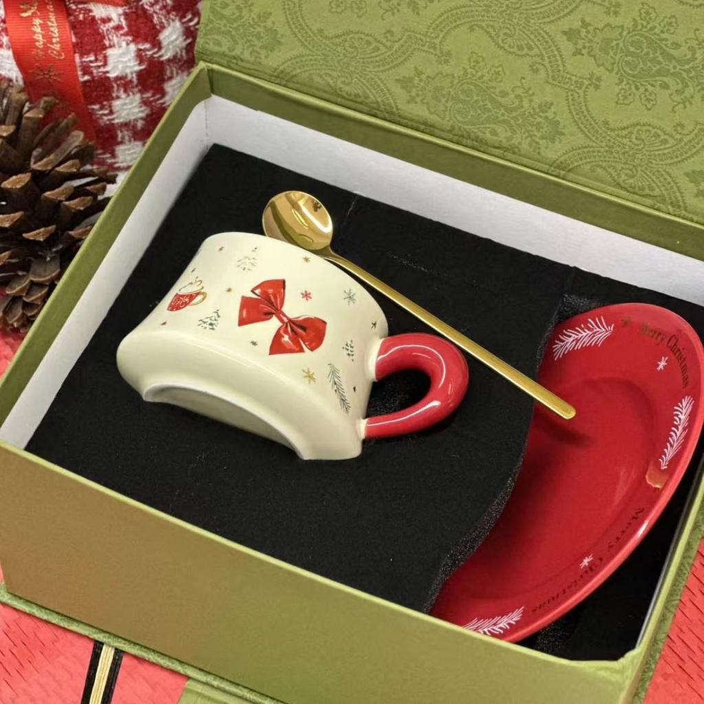 Caneca de Cerâmica para Café Desenho Animado de Natal - Lindo Presente Souvenir