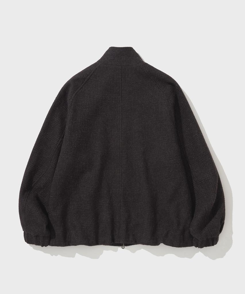 Shirter Wool Harrington Jacket (Purple)