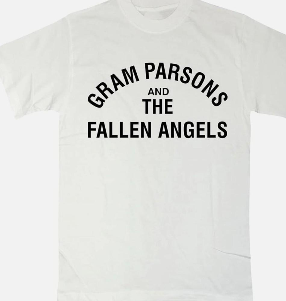 Gram Parsons artwork white T-shirt Unisex All sizes