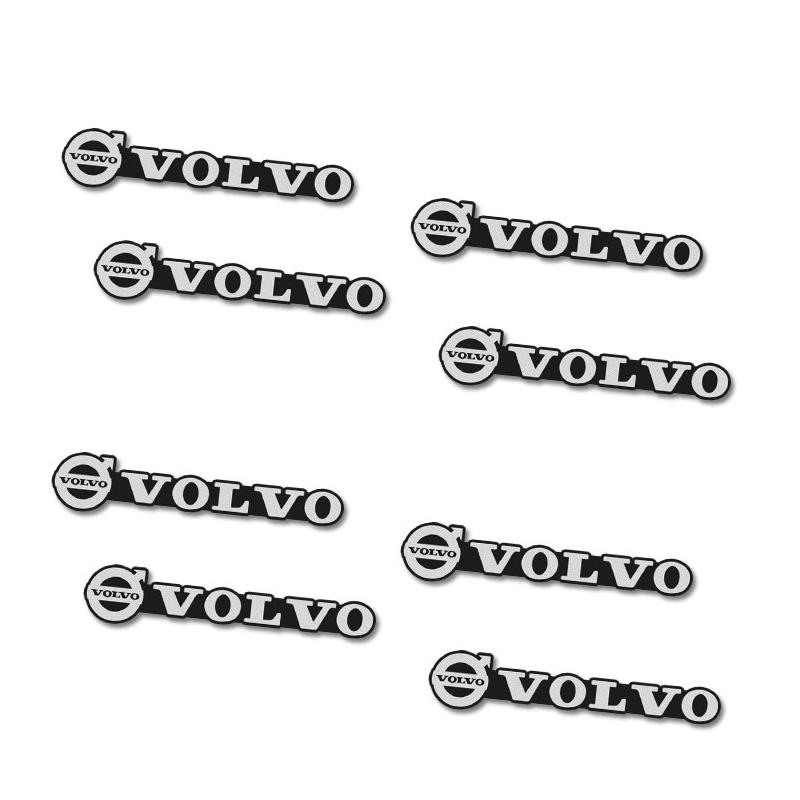 4/8 sztuk Metalowa Naklejka Dekoracyjna do Car Audio Samochodowy Znak Naklejka Dla Volvo XC90 XC60 V50 S60 V70 V60 V40 S90 olestar AWD XC40 S80 T6 V