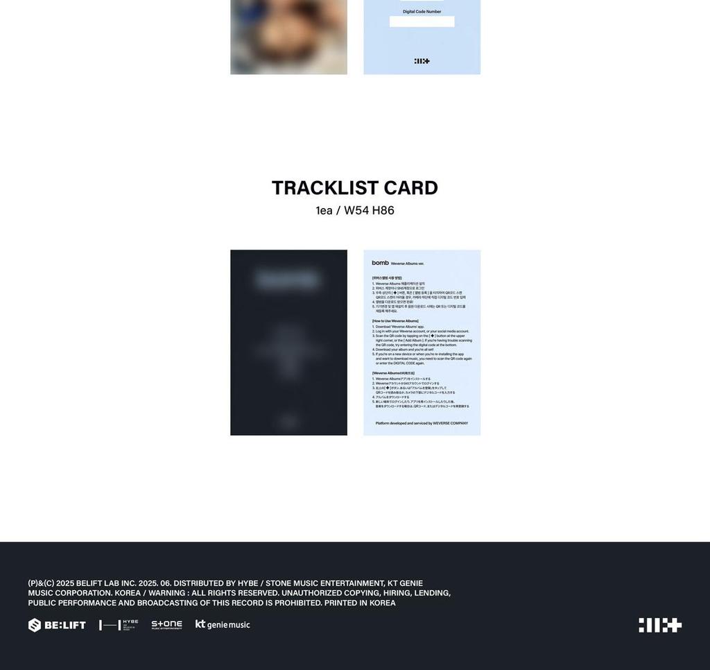 (Weverse Albums Ver.) ILLIT [bomb] 3rd Mini Album