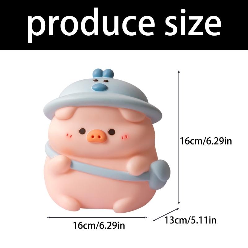Piggy Banks,Unbreakable Pig Coin Box for Kids,Cute Animal Money Banks Birthday Gift for Boys Girls,Coin Saving Boxes