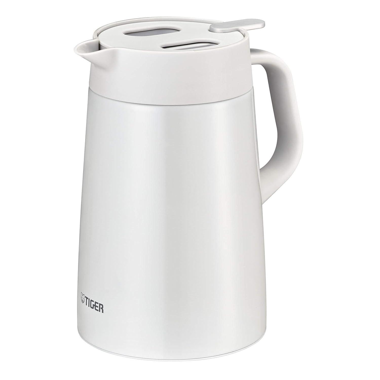 Tiger Insulated Cold Tabletop Pot Large Capacity 1.2L White PWO-A120W