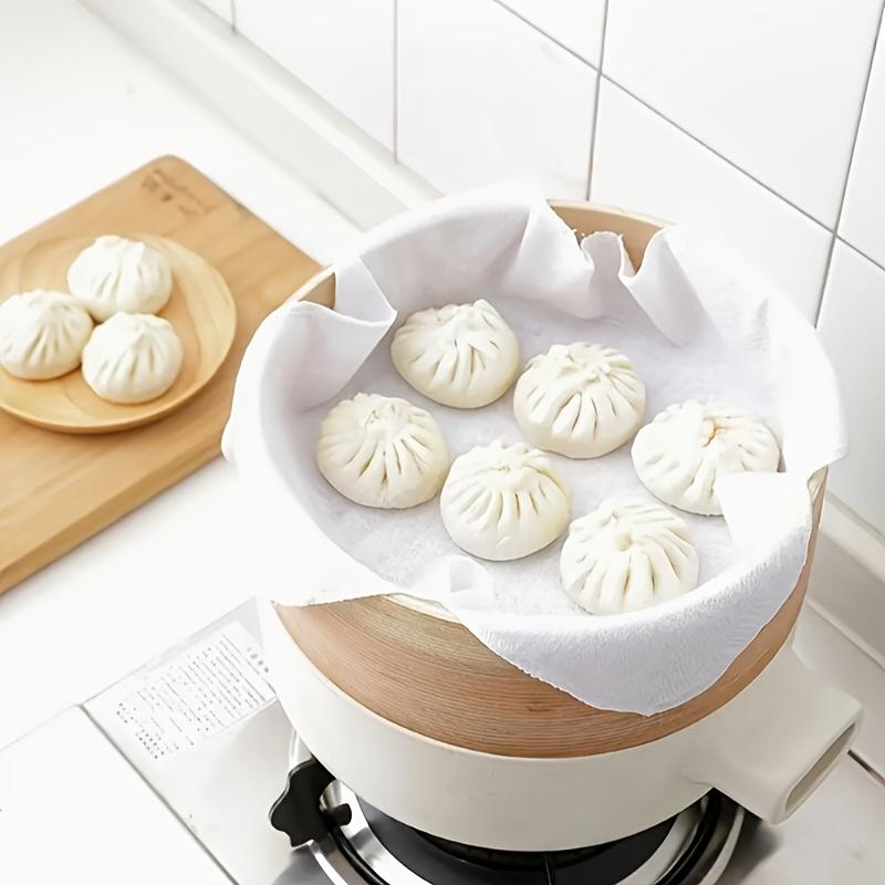 10PC Cotton Steamer Cloth Square Filter Cloth High Density Curd Soybean Milk Cloth Kitchen Filter Residue Gauze Insulation Cover