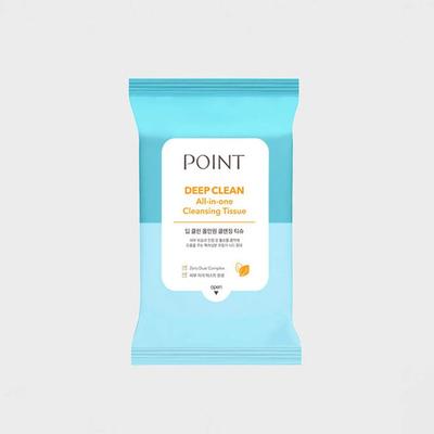 Deep Clean All-in-One Cleansing Tissue 30 Sheets Cleansing Tissue Cleansing Water Cleansing Oil Cleansing Foam