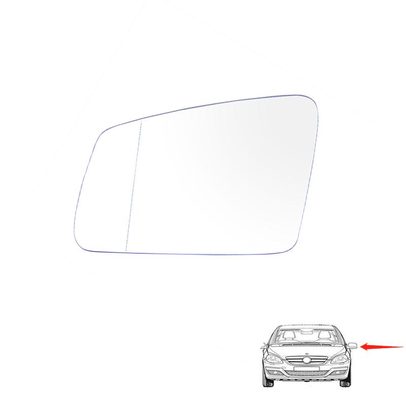 Rhyming Left & Right Side Heated Rearview Mirror Glass Anti-fog Defrosting Fit For Mercedes Benz S C E Class W212 W204