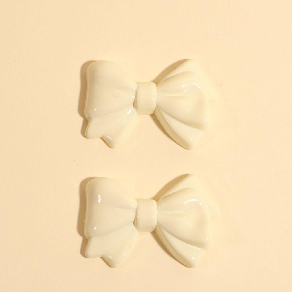 Macaron Colored Bow Acrylic Stickers & DIY Accessories Set