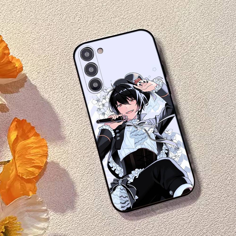 Sakuma R-Ritsu Game Ensemble Stars Phone Case For Samsung Galaxy A73,A72,A71,A70,A53,A52,A51,Soft Silicone Black Cover