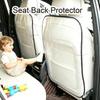 Car Seat Back Kick Mats With Clear Scratch Proof Auto Stain-Resistant Protector Mat For Family Cars With Kids Long Road Trips