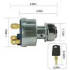 9G-7641 Ignition Starter Switch W/ 2 Keys For Caterpillar Excavator D250E D300E