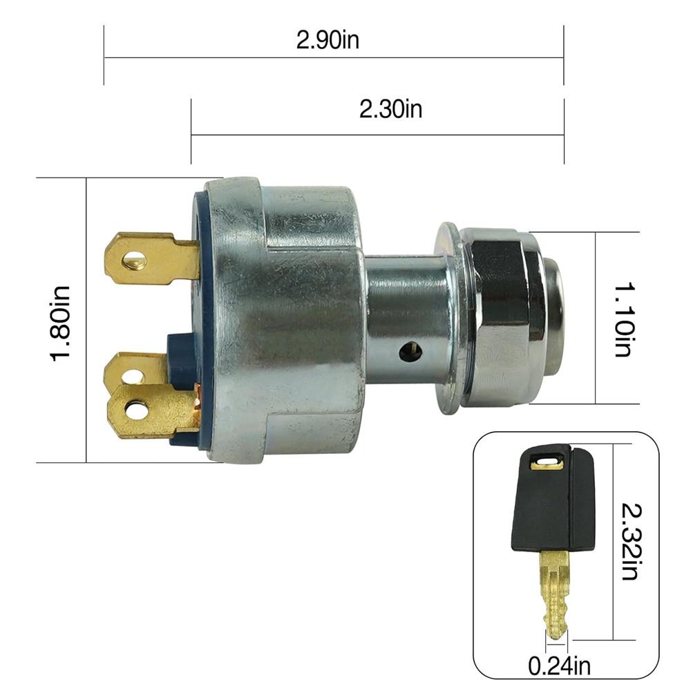 9G-7641 Ignition Starter Switch W/ 2 Keys For Caterpillar Excavator D250E D300E