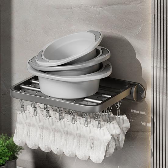 

Вешалка для хранения носков 21 зажим Многофункциональная сушилка для носков Ванная комната Балконный органайзер Нижнее белье Бюстгальтер Вешалка для сушки полотенец Хозяйственные товары