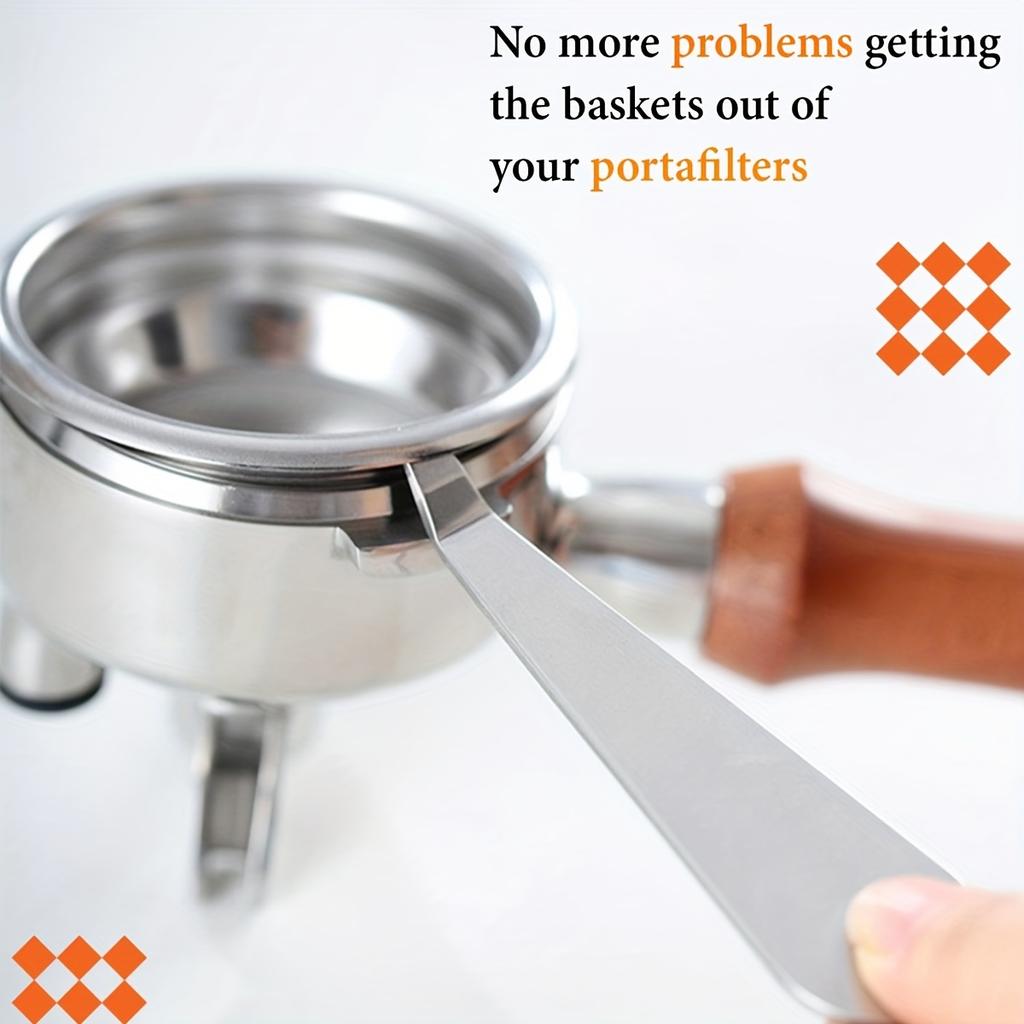 D2 Portafilter Basket Remover Tool, More Reliable Improved Design Cleaning Prying Tool, Coffee Portafilter Basket Remover Tamper
