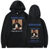 Rapper Drake Music Album Cover Graphic Hoodies Men's Fashion Hip Hop Vintage Sweatshirts Autumn/Winter Fleece Warm Pullovers Y2k
