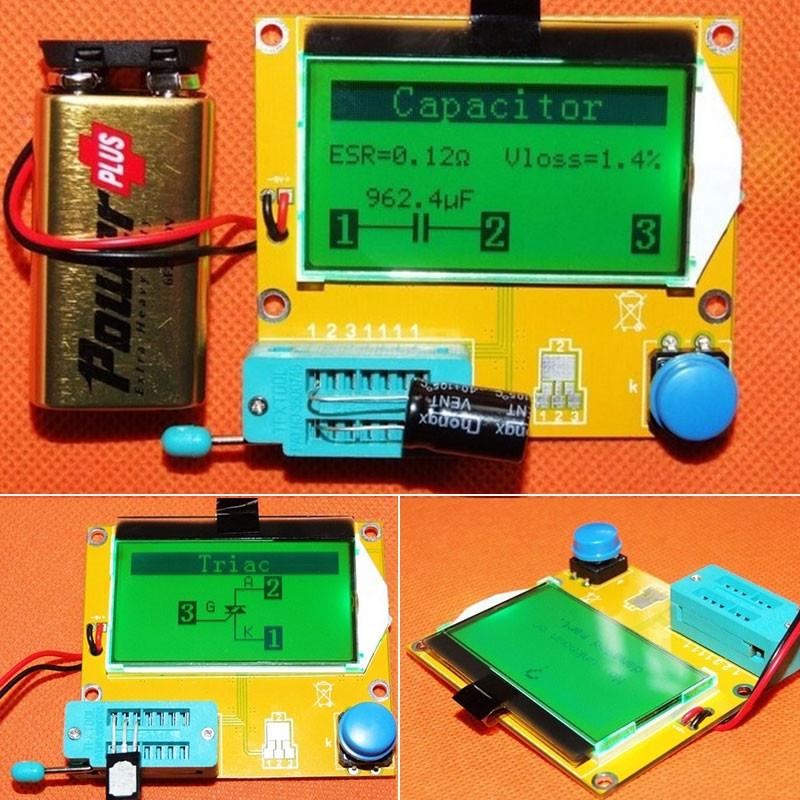LCRT4 Transistor Tester Diode Triode Capacitance ESR Meter MOS/PNP/NPN