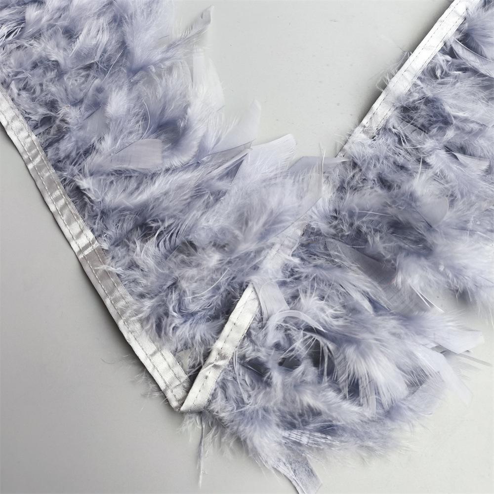 Turkey Feather Trim for Stage Costumes and DIY Decorations