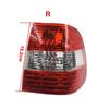 Outer Tail Lamp For Volkswagen VW Polo 2002 2003 2004 2005 Sedan Taillight Rear Brake Lamps Tail Lights No Line No Light 1PCS