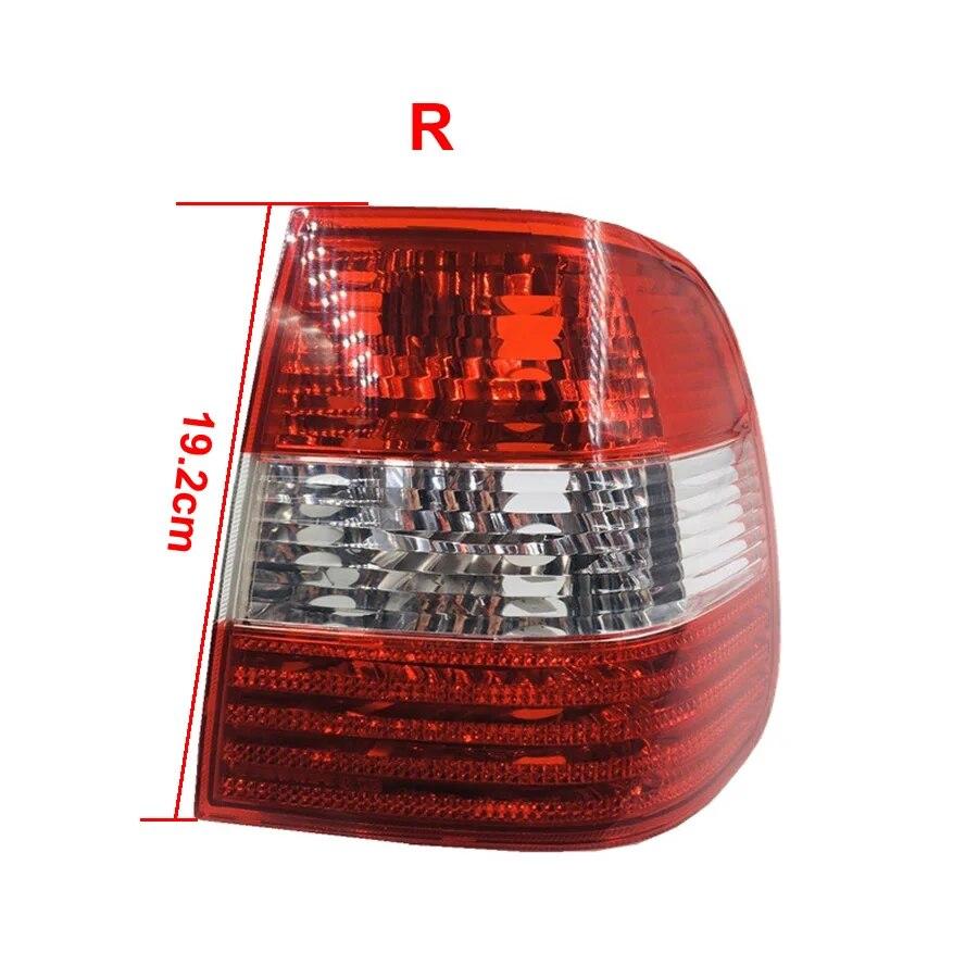 Outer Tail Lamp For Volkswagen VW Polo 2002 2003 2004 2005 Sedan Taillight Rear Brake Lamps Tail Lights No Line No Light 1PCS