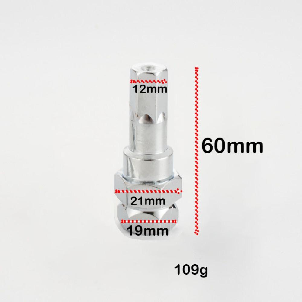 Chrome Plated Wheel Lug Nut Socket Adapter Durable Rim Lug Nut Lock Removal  Wheel Repair hexagonal socket