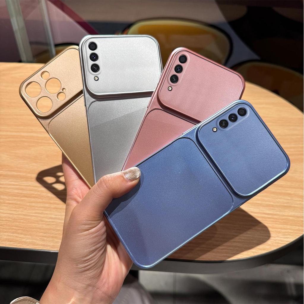 Ultra-Thin Matte Metallic Back Cover for Samsung Galaxy A50/A50S/A30S Heavy Duty Camera Protection Case