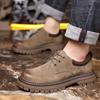 Fashion Men Genuine Leather Casual Shoes Lace-up Oxfords Men Comfortable Flats Mens Outdoor Oxfords Shoe Men Zapatos Hombre