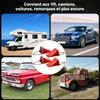 Space-Saving Wheel Chocks For RV With Handles Tire Chocks Wheel Ramp Wheel Alignment Block  For RVs