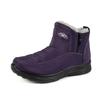 Women's 2025 Winter Snow Boots, Velvet-Lined, Large Size Unisex Warm Cotton Boots