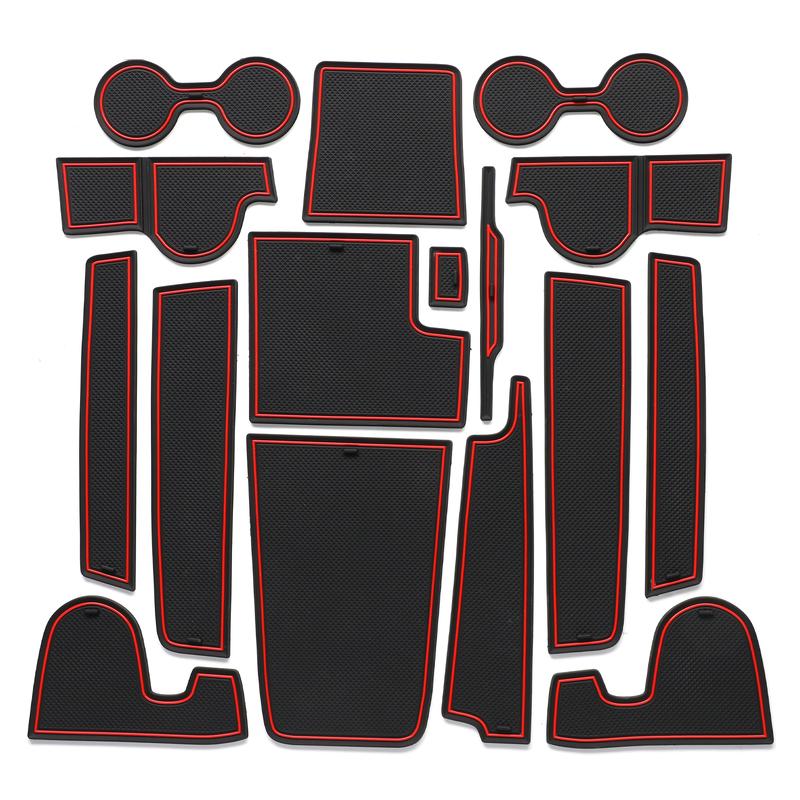 for BMW X1 IX1 2024 X2 IX2 Anti-Slip Gate Slot Mat Interior Accessories Door Groove Pad Cup Holder Rubber Coaster
