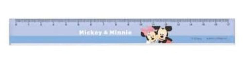 

Crax Slim Ruler 17cm Made in Japan Disney (116042 Mugyutto/Mickey & Minnie)