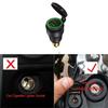 Motorcycle QC3.0 USB Type C Fast Charger Green LED for BMW Plug Socket Hella DIN