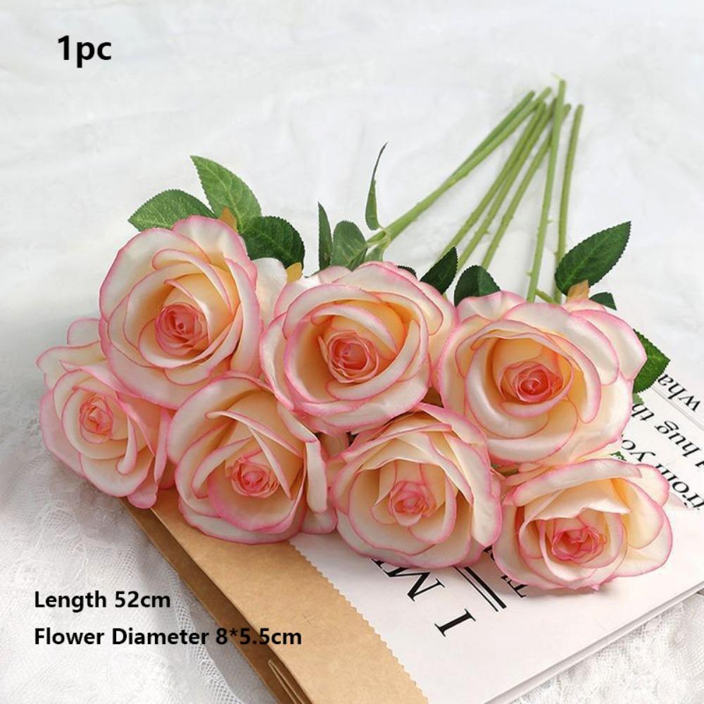 Forniture per Feste Rosa di Seta Vintage 8 Colori Fiori Artificiali Alta Qualità Piccola Rosa Decorazione per la Casa