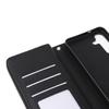 R20 Für Samsung Galaxy A24 4G (162,1 x 77,6 x 8,3 mm) Hülle mit Reißverschluss Leder Klapphülle