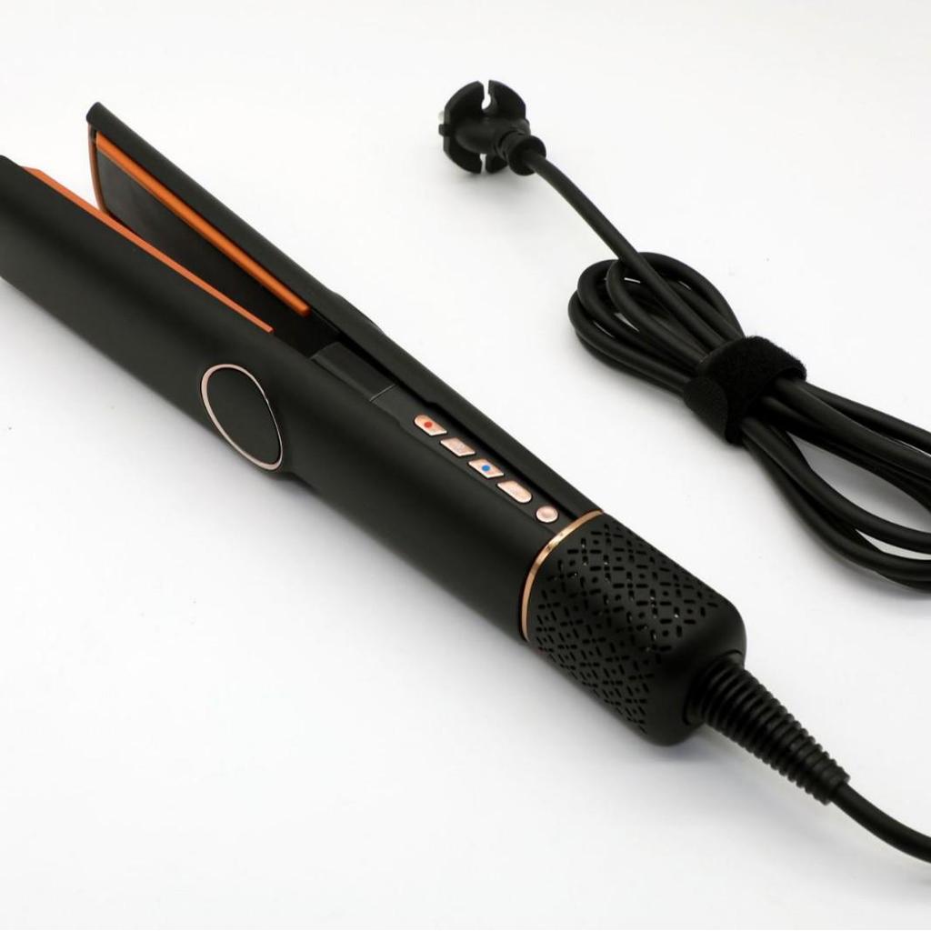 Multifunction High-Speed Hair Dryer & Straightener with Hot/Cold Air & Negative Ions for Salon and Home Use