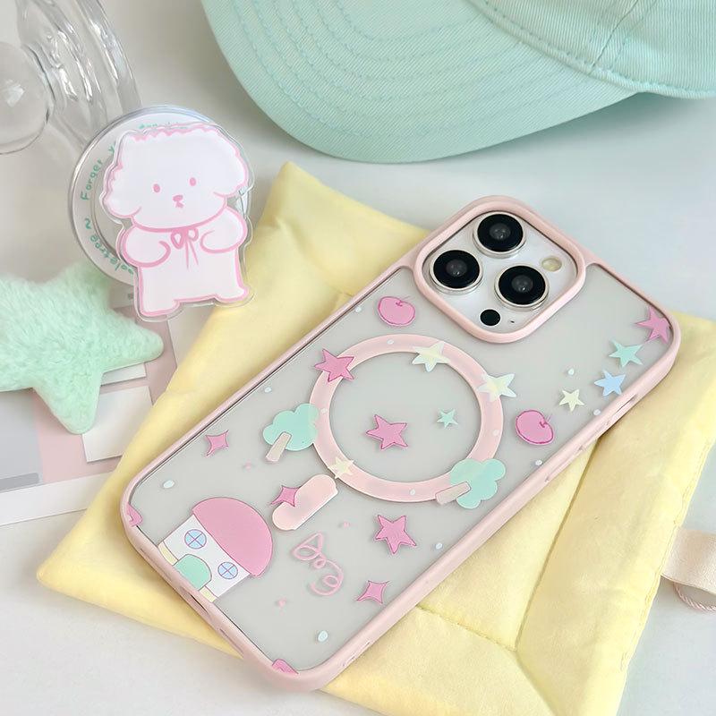 Zhitai Magnetic Frosted Case for iPhone Series (11-15 Pro Max)