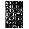 42 Pcs 3 Inches Letter Stencils Reusable Plastic Alphabet Symbol Number Templates Interlocking Craft Stencils Kit for Painting On Wood Wall