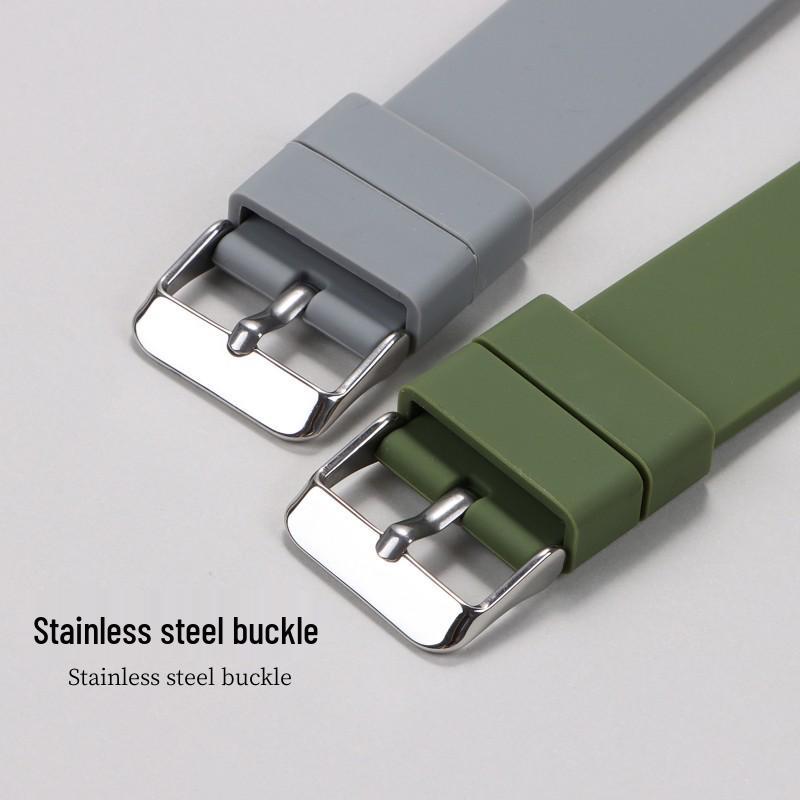 Snabbkopplingsbart Silikonarmband för Samsung & Huawei GT Smartklockor (16-24 mm) Tillgänglig nu