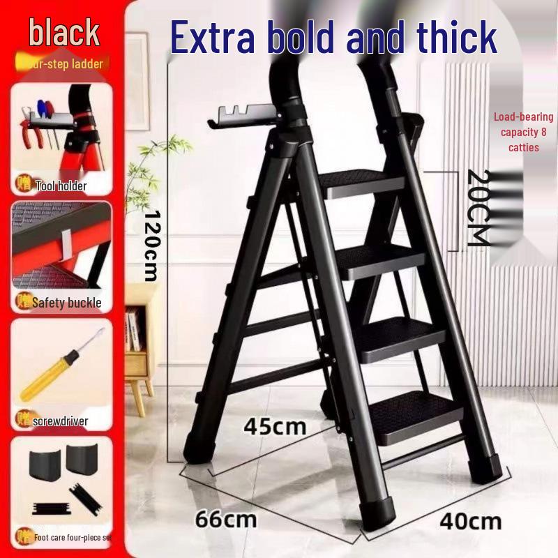 Durable Multipurpose Folding A-Frame Ladder for Indoor and Outdoor Use