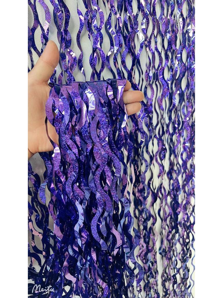 New Ceramic Scimitar S-Shaped Party Tinsel Garland Curtain